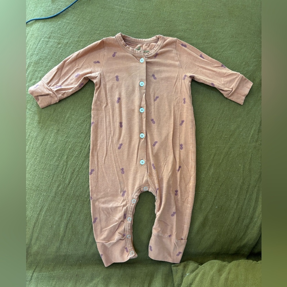 Kate Quinn Pineapple Long sleeve Onesie